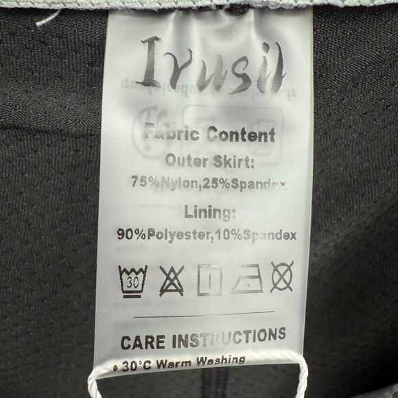 Irusil Women's Pull-On High Waist Active Skirt Regular Fit Pockets Size 3XL Gray - Picture 6 of 9